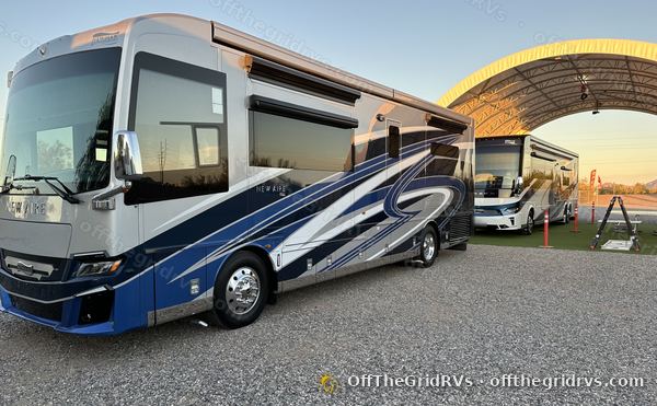 2022 Newmar New Aire diesel pusher at the OffTheGridRVs shop in Quartzsite